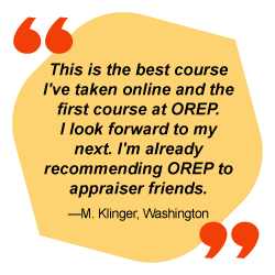 Appraiser Recommends OREP