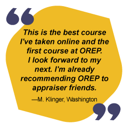 Appraiser Recommends OREP