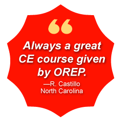 Great CE Courses at OREP