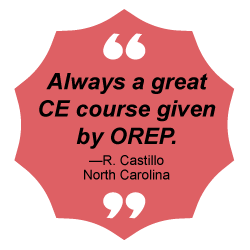 Great CE Courses at OREP
