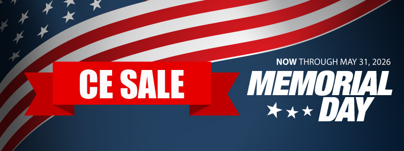 Appraiser Memorial Day 2026 - CE Sale