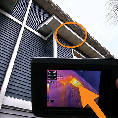 3. Hidden bath fan exhaust