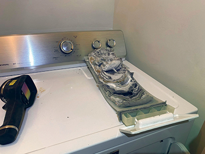 9. Annual lint filter cleaning